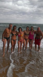Polar bear plunges - Morning plunge with the gang